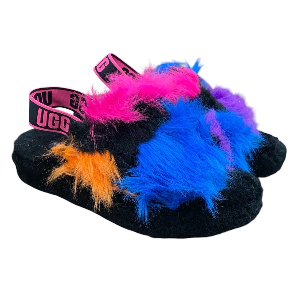 Ugg Fluff Yeah Slide Party Spots Womens Shoe